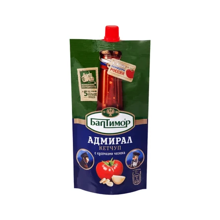 Кетчуп Адмирал, 260 гр.