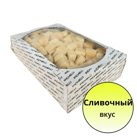 Вафли Pichelli мини "сливочные" без сахара, 0,5 кг.